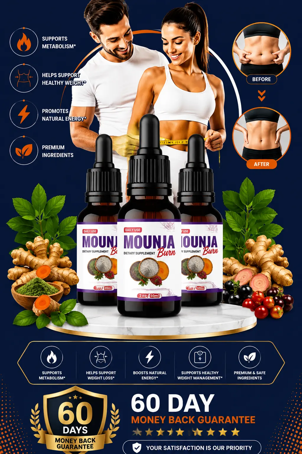 Mounja Burn Healthy Weight Management Supplement
